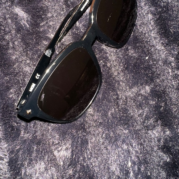 MCM MCM720SLB 005 Sunglasses Women\'s Black/Cognac Visetos/Grey Square Shape 54mm main image 4